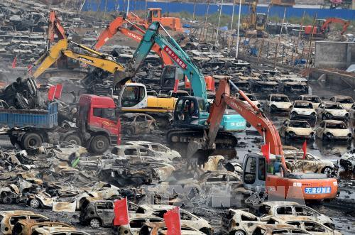 Số người thiệt mạng trong vụ nổ Thiên Tân tăng lên 121 ảnh 1
